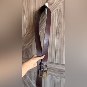 Simply Vera Vera Wang Dark Brown Leather Strap